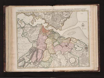 Particular Map of Amstelland, or the Surroundings of Amsterdam, Muyden, Weesp, Naarden by Johannes Condet